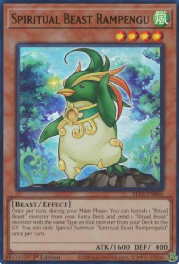 Spiritual Beast Rampengu - BLTR-EN066 - Ultra Rare 1st Edition