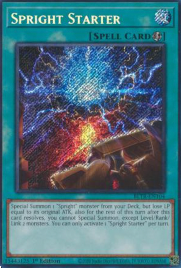 Spright Starter - BLTR-EN104 - Secret Rare 1st Edition