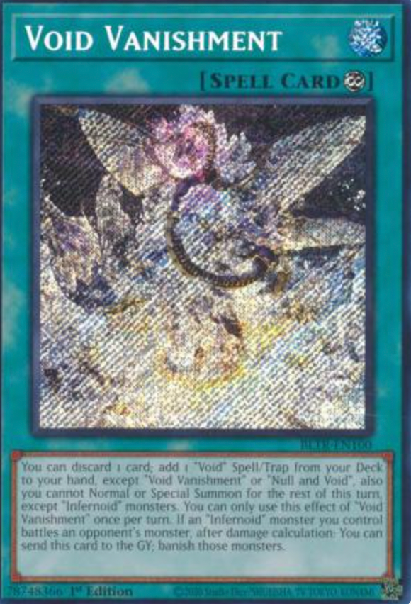 Void Vanishment - BLTR-EN100 - Secret Rare 1st Edition