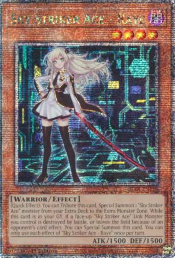 Sky Striker Ace - Raye (Alt. Art) - BLTR-EN116 - Quarter Century Rare 1st Edition