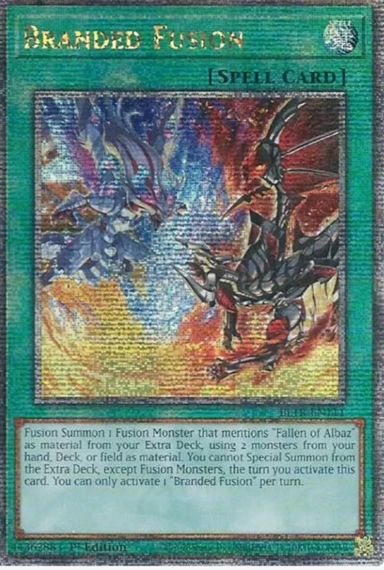 Branded Fusion - BLTR-EN111 - Quarter Century Secret Rare 1st Edition