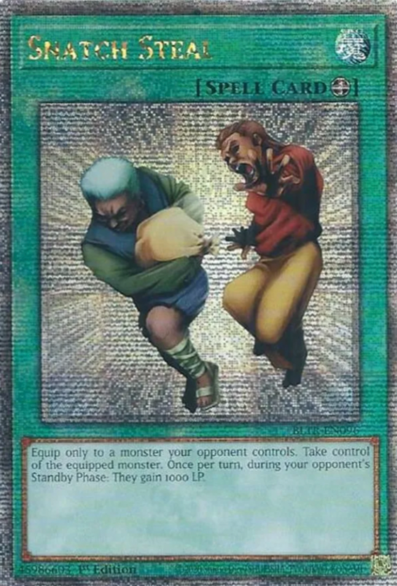 Snatch Steal - BLTR-EN096 - Quarter Century Secret Rare 1st Edition