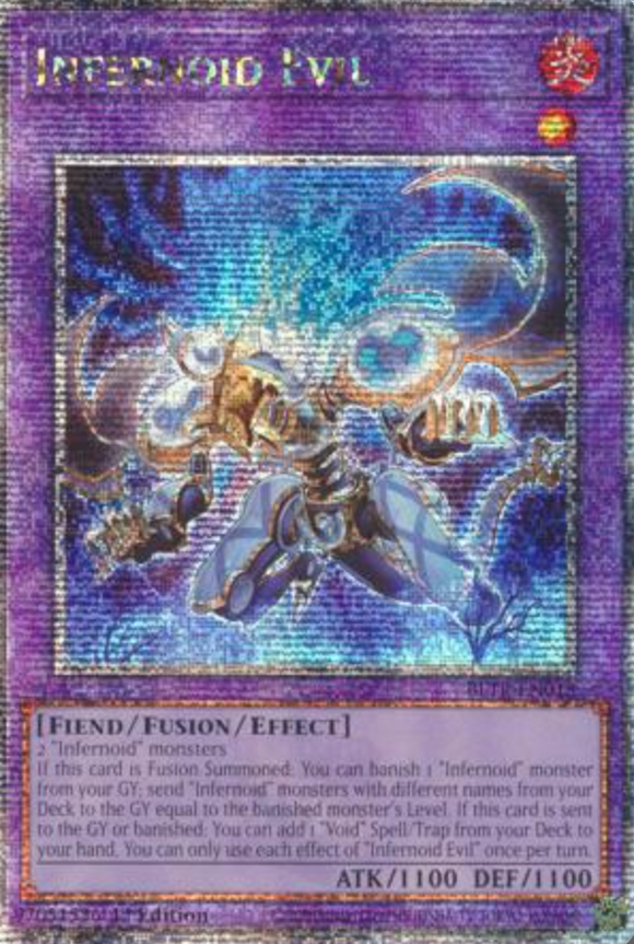 Infernoid Evil - BLTR-EN013 - Quarter Century Secret Rare 1st Edition