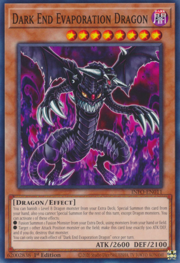 Dark End Evaporation Dragon - INFO-EN011 - Common 1st Edition