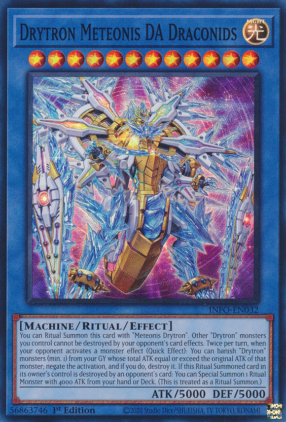 Drytron Meteonis DA Draconids - INFO-EN032 - Super Rare - 1st Edition