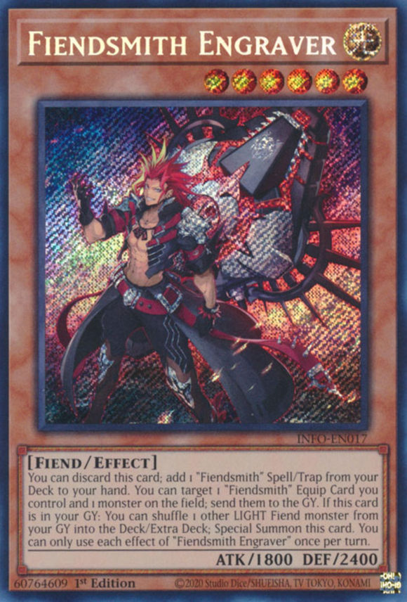 Fiendsmith Engraver - INFO-EN017 - Secret Rare 1st Edition