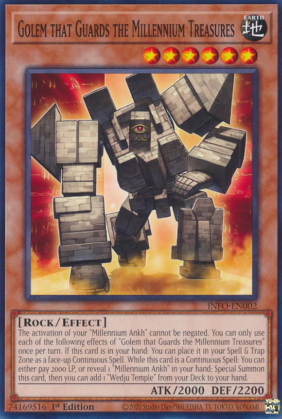 Golem that Guards the Millennium Treasures - INFO-EN002 - Common 1st Edition