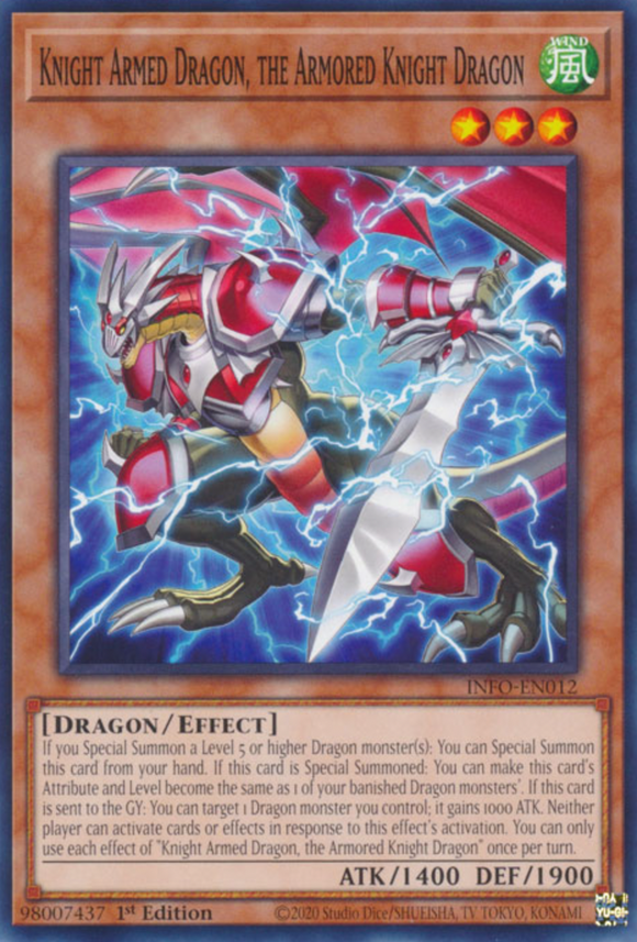 Knight Armed Dragon, the Armored Knight Dragon - INFO-EN012 - Common 1st Edition