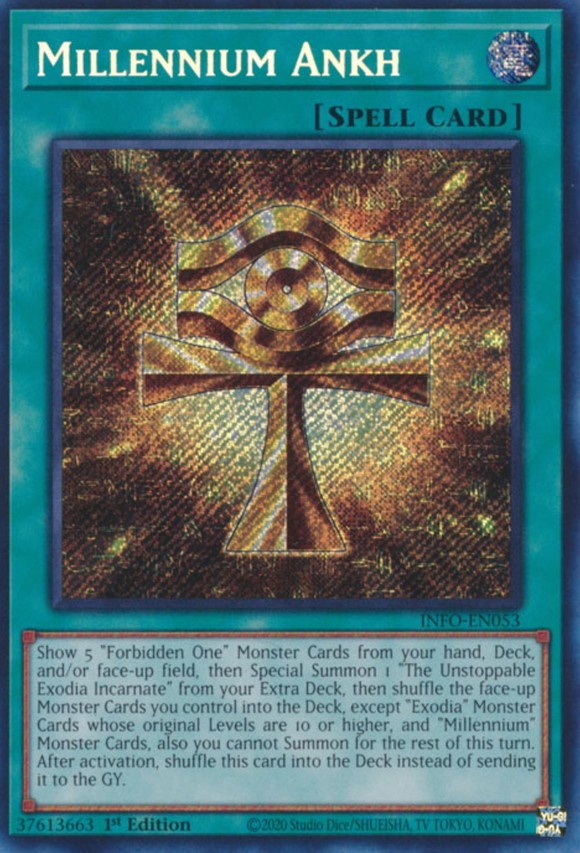 Millennium Ankh - INFO-EN053 - Secret Rare 1st Edition