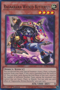 Ragnaraika Wicked Butterfly - INFO-EN018 - Super Rare 1st Edition