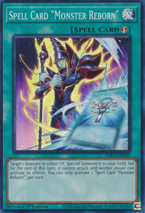 Spell Card Monster Reborn - INFO-EN099 - Super Rare 1st Edition