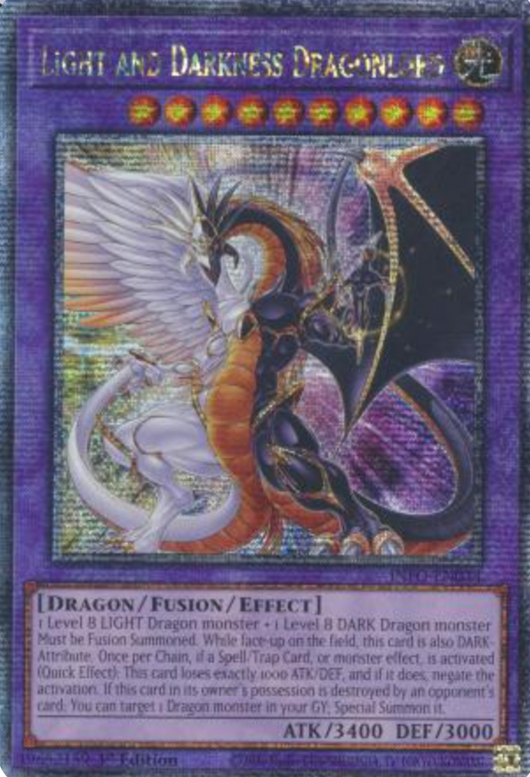 Light and Darkness Dragonlord - INFO-EN034 - Quarter Century Rare 1st Edition