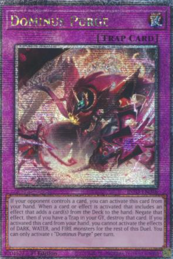 Dominus Purge - INFO-EN078 - Quarter Century Rare 1st Edition