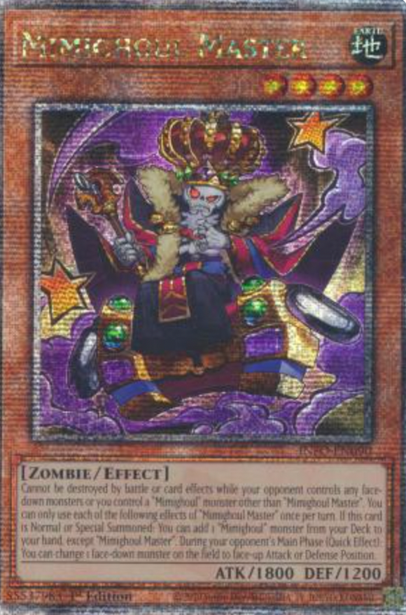 Mimighoul Master - INFO-EN090 - Quarter Century Rare 1st Edition