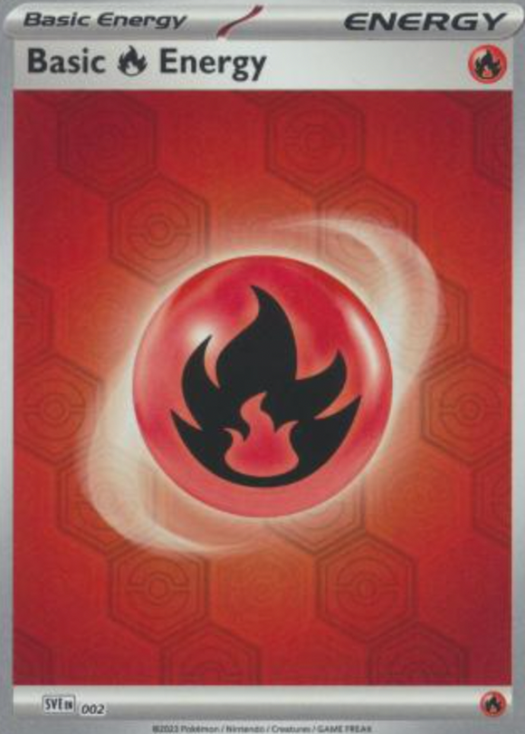 Basic Fire Energy - SVE002 - Reverse Holo