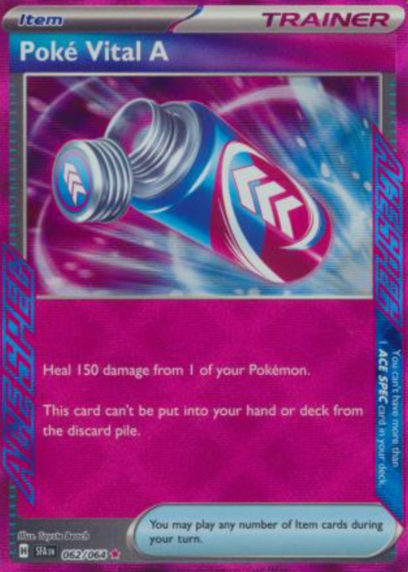 Poke-Vital A - 062/064 - Ace Rare