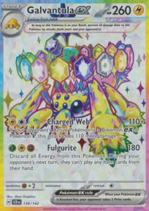 Galvantula ex - 159/142 - Full Art Secret Rare