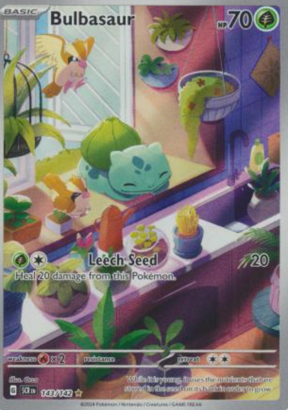 Bulbasaur - 143/142 - Illustration Rare