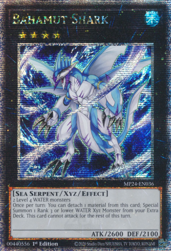 Bahamut Shark - MP24-EN036 - Quarter Century Rare 1st Edition