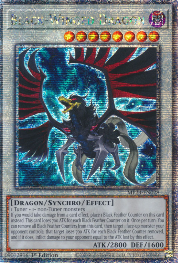 Black-Winged Dragon - MP24-EN028 - Quarter Century Rare 1st Edition