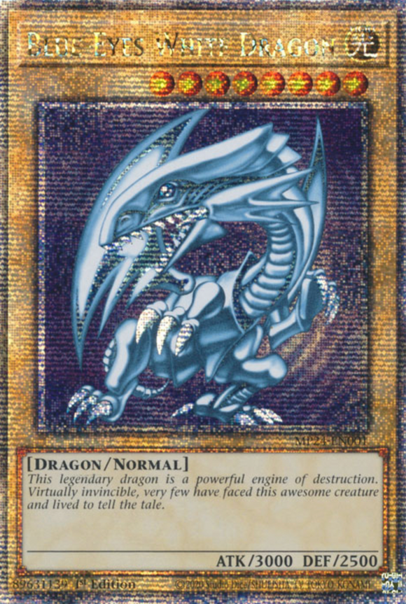 Blue-Eyes White Dragon - MP24-EN001 - Quarter Century Rare 1st Edition