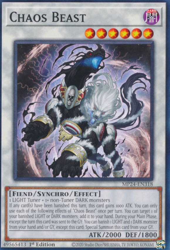 Chaos Beast - MP24-EN318 - Common 1st Edition