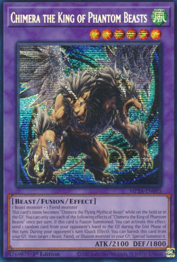 Chimera the King of Phantom Beasts - MP24-EN095 - Prismatic Secret Rare 1st Edition