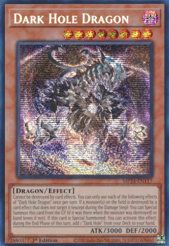 Dark Hole Dragon - MP24-EN117 - Prismatic Secret Rare 1st Edition