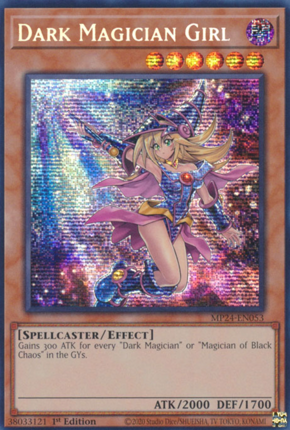 Dark Magician Girl - MP24-EN009 - Quarter Century Rare 1st Edition