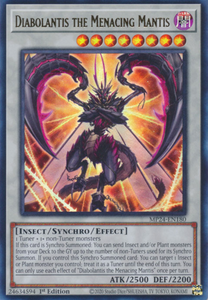 Diabolantis the Menacing Mantis - MP24-EN180 - Ultra Rare 1st Edition