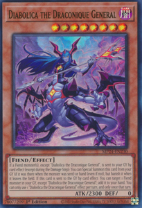 Diabolica the Draconique General - MP24-EN230 - Ultra Rare 1st Edition