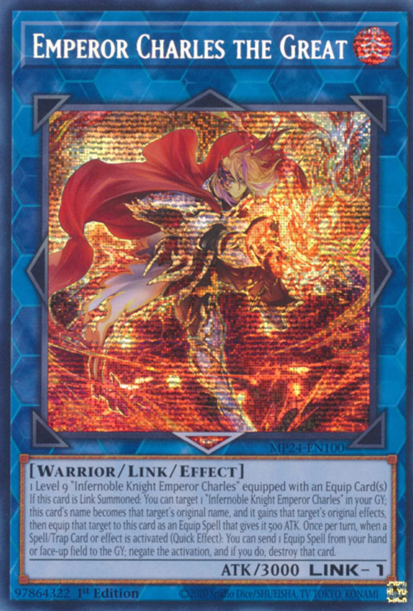 Emperor Charles the Great - MP24-EN100 - Prismatic Secret Rare 1st Edition