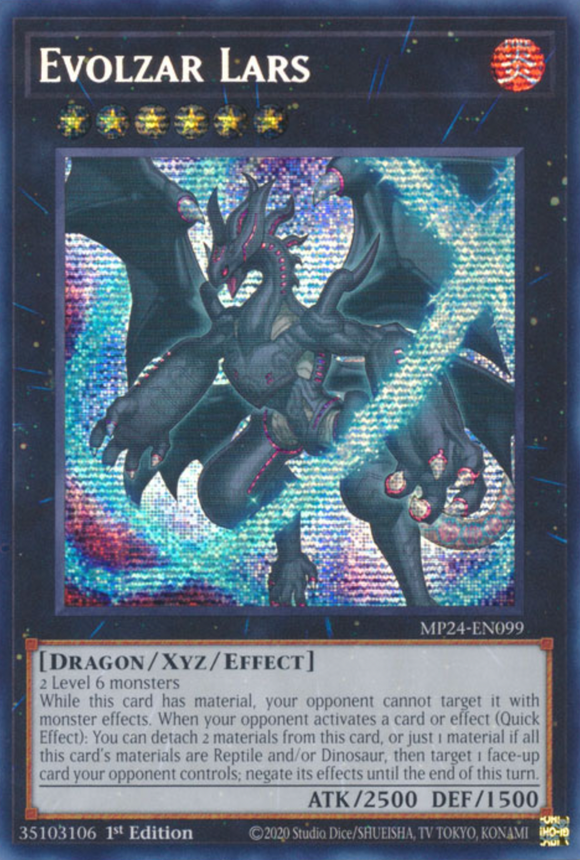 Evolzar Lars - MP24-EN099 - Prismatic Secret Rare 1st Edition