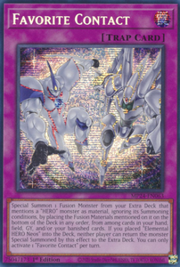 Favorite Contact - MP24-EN063 - Prismatic Secret Rare 1st Edition