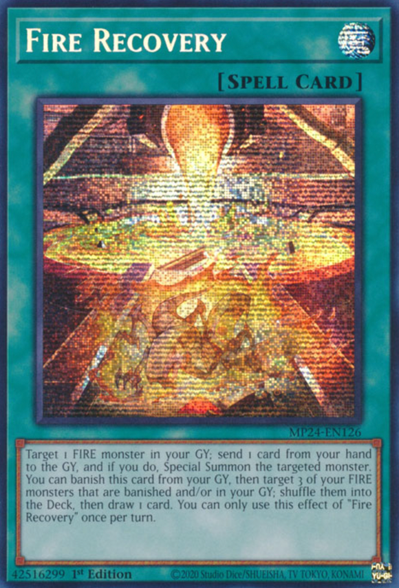 Fire Recovery - MP24-EN126 - Prismatic Secret Rare 1st Edition