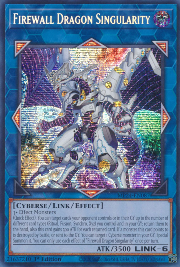 Firewall Dragon Singularity - MP24-EN087 - Prismatic Secret Rare 1st Edition