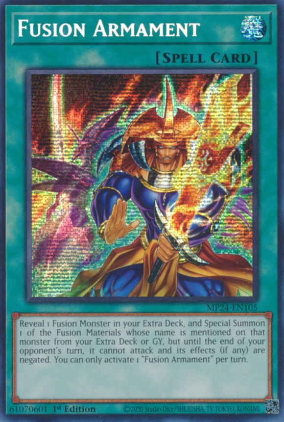 Fusion Armament - MP24-EN105 - Prismatic Secret Rare 1st Edition