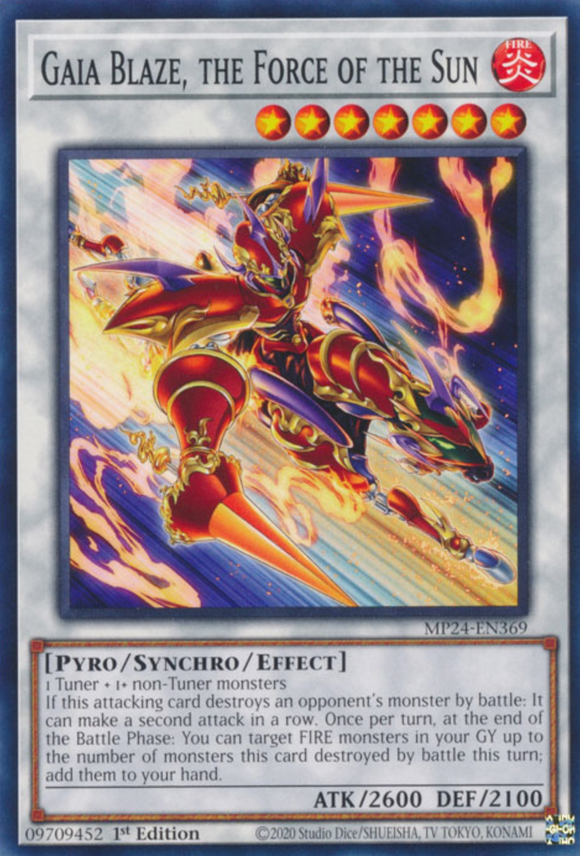 Gaia Blaze, the Force of the Sun - MP24-EN369 - Common 1st Edition