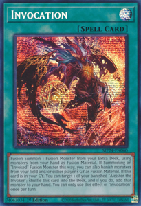 Invocation (Alt. Art) - MP24-EN060 - Prismatic Secret Rare 1st Edition