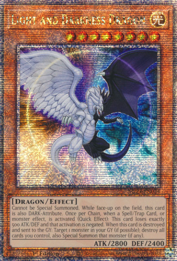 Light and Darkness Dragon - MP24-EN024 - Quarter Century Rare 1st Edition