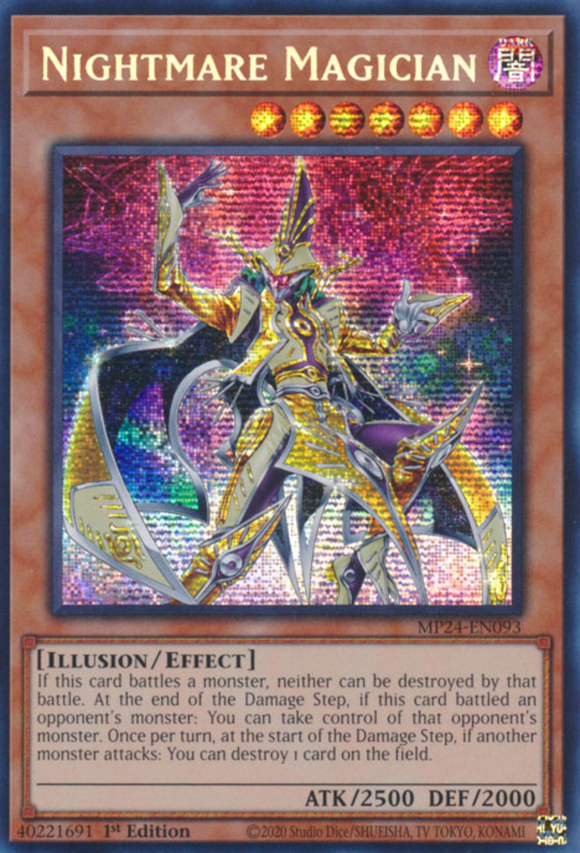 Nightmare Magician - MP24-EN093 - Prismatic Secret Rare 1st Edition