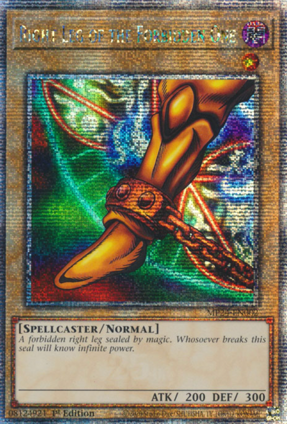 Right Leg of the Forbidden One - MP24-EN002 - Quarter Century Rare 1st Edition