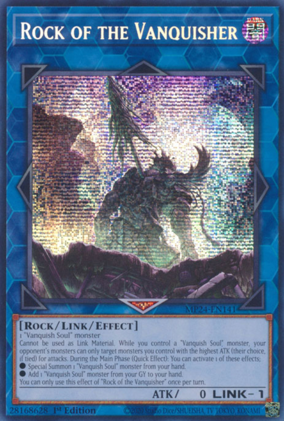 Rock of the Vanquisher - MP24-EN141 - Prismatic Secret Rare 1st Edition