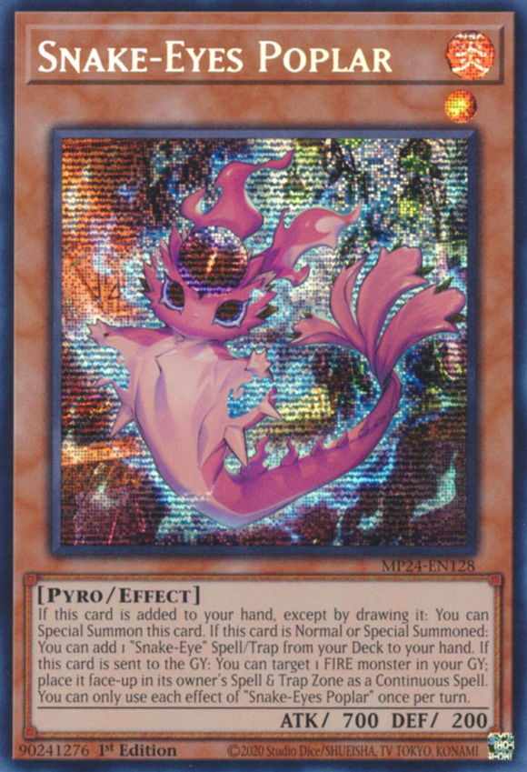 Snake-Eyes Poplar - MP24-EN128 - Prismatic Secret Rare 1st Edition