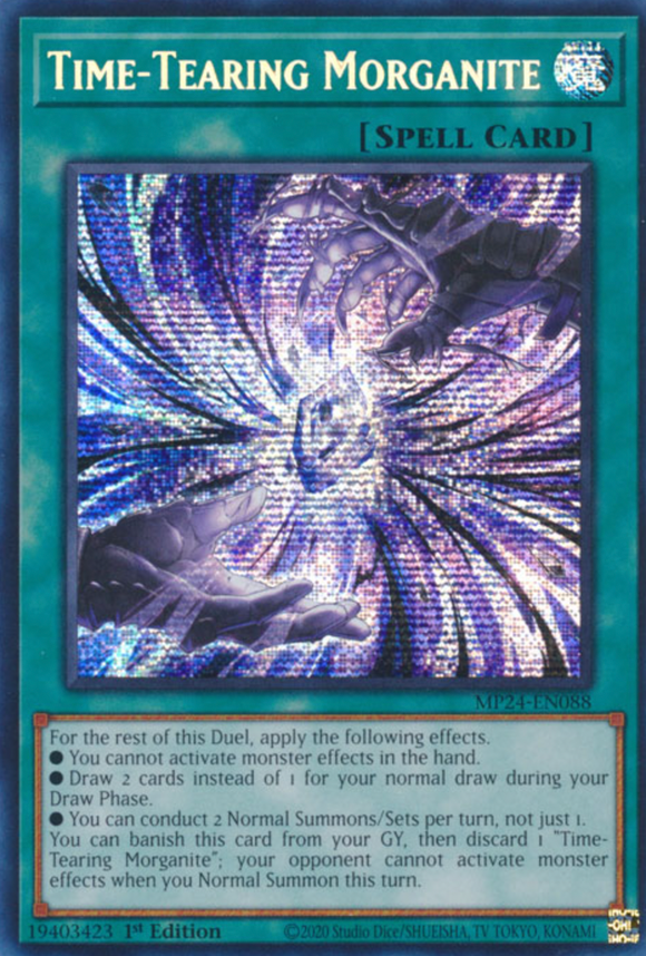 Time-Tearing Morganite - MP24-EN088 - Prismatic Secret Rare 1st Edition