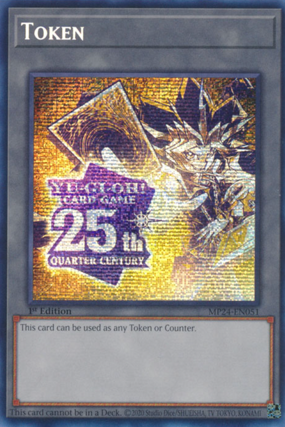 Yugi Token - MP24-EN051 - Prismatic Secret Rare 1st Edition