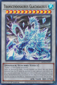 Transcendosaurus Glaciasaurus - MP24-EN297 - Ultra Rare 1st Edition