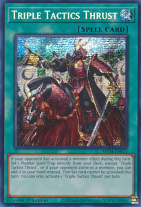 Triple Tactics Thrust - MP24-EN073 - Prismatic Secret Rare 1st Edition