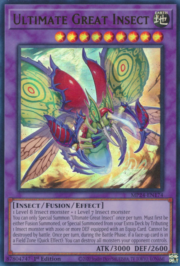 Ultimate Great Insect - MP24-EN174 - Ultra Rare 1st Edition