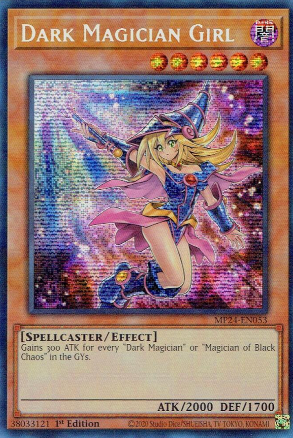 Dark Magician Girl (Alt. Art) - MP24-EN053 - Prismatic Secret Rare 1st Edition